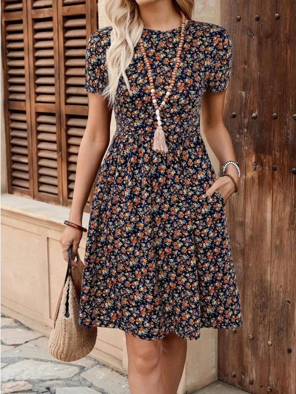 Marni Floral Mini Dress Romantic - Picture 3 of 16